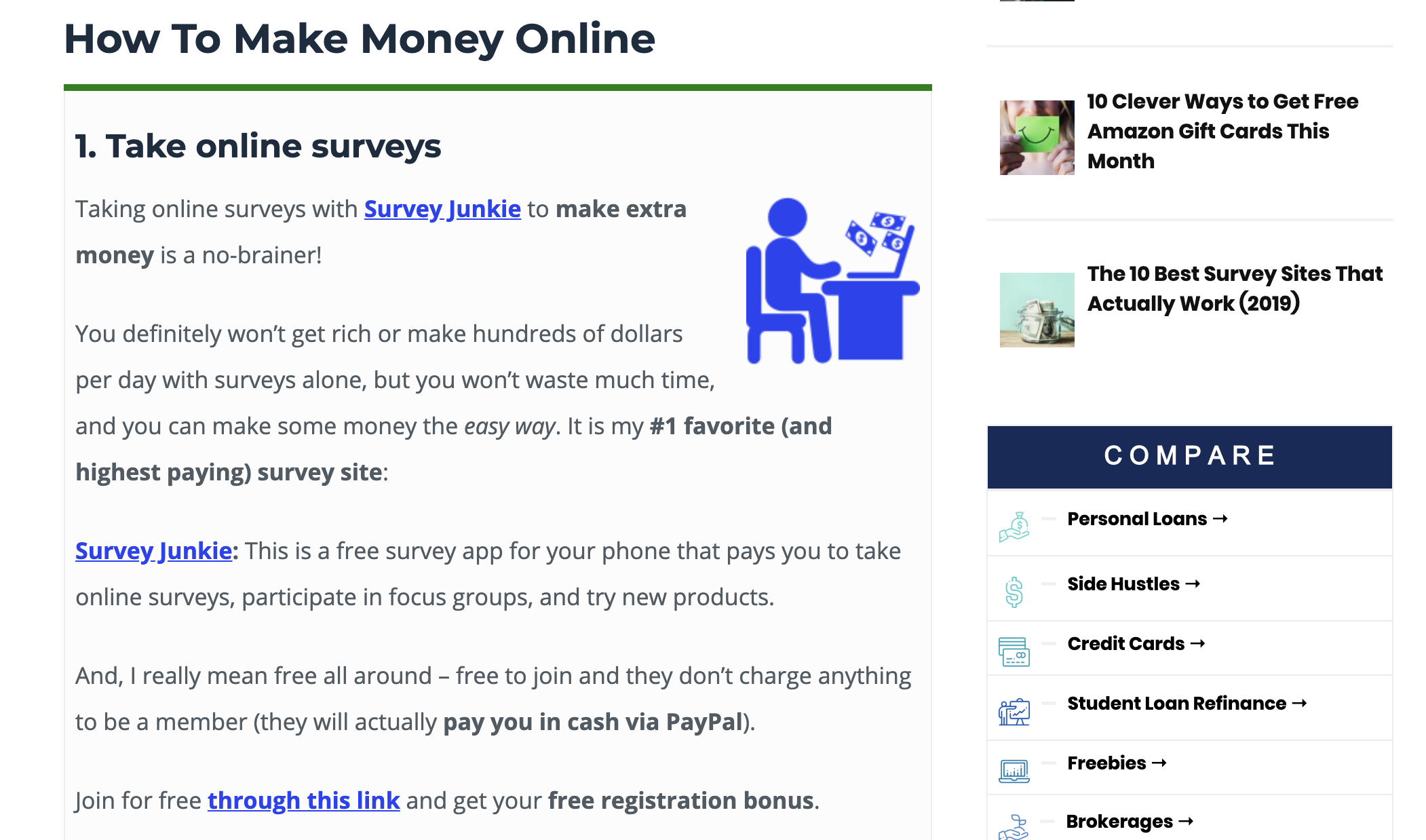 survey junkie affiliate program